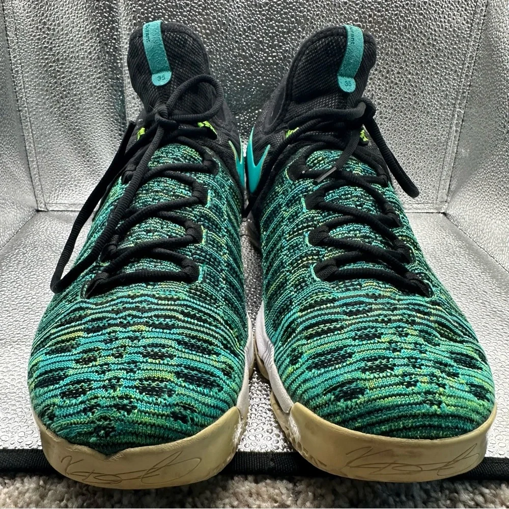 Nike KD 9 'Birds of Paradise' Flyknit Basketball Shoes 843392-300 Men's‎ Size 12